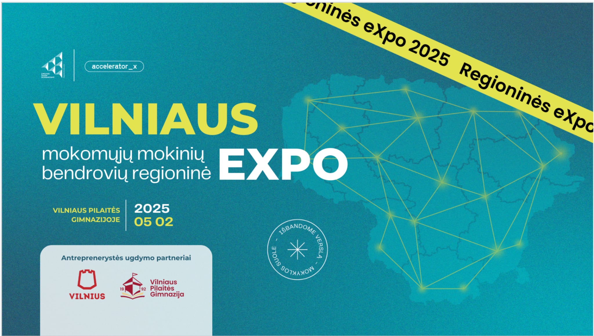 Vilniaus mokomųjų mokinių bendrovių regioninė eXpo 2025 paroda