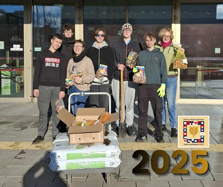 Tulpių sodinimo akcija